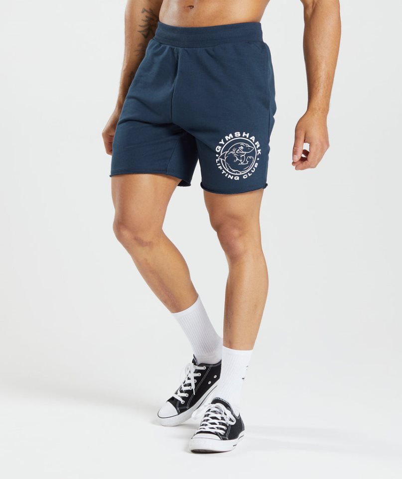 Men\'s Gymshark Legacy Shorts Navy | NZ 4PMCXB